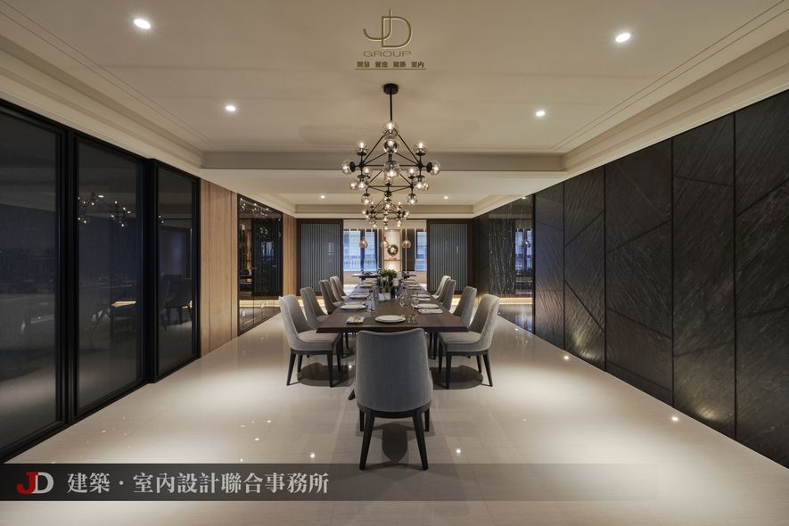 室內設計參考案例：現代時尚風格 200坪實景