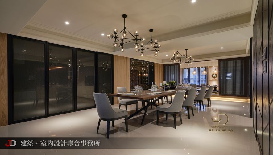 室內設計參考案例：現代時尚風格 200坪實景