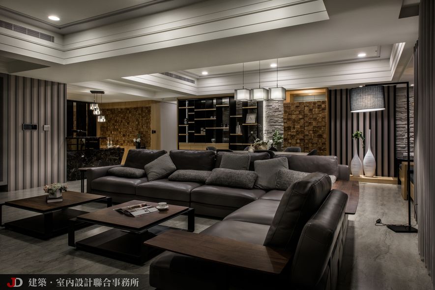 室內設計參考案例：自然人文風格 建坪 130坪實景