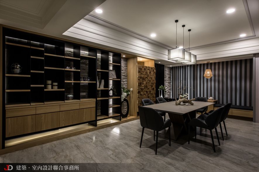 室內設計參考案例：自然人文風格 建坪 130坪實景