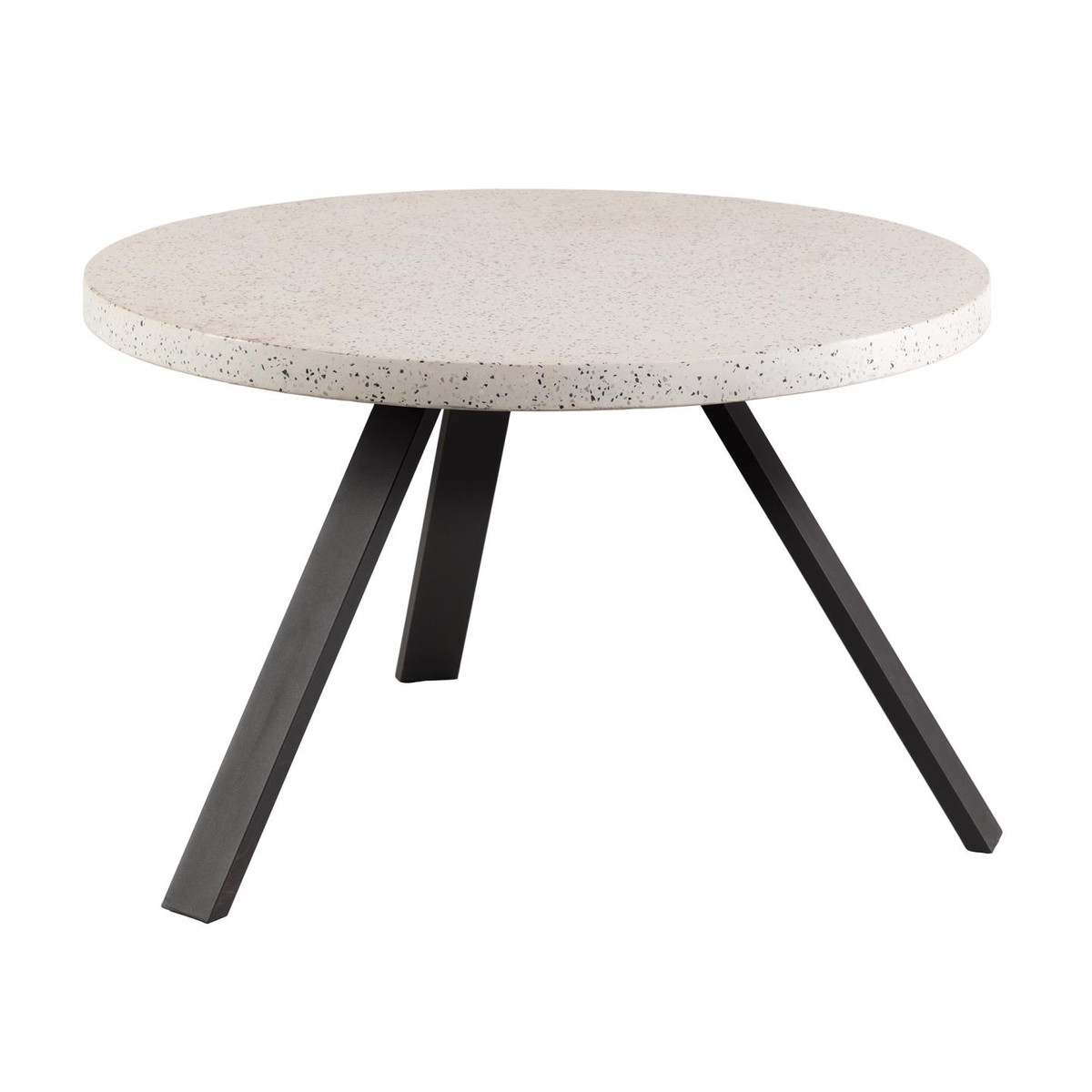 SHANELLE TABLE Ø120 金屬腳 白色