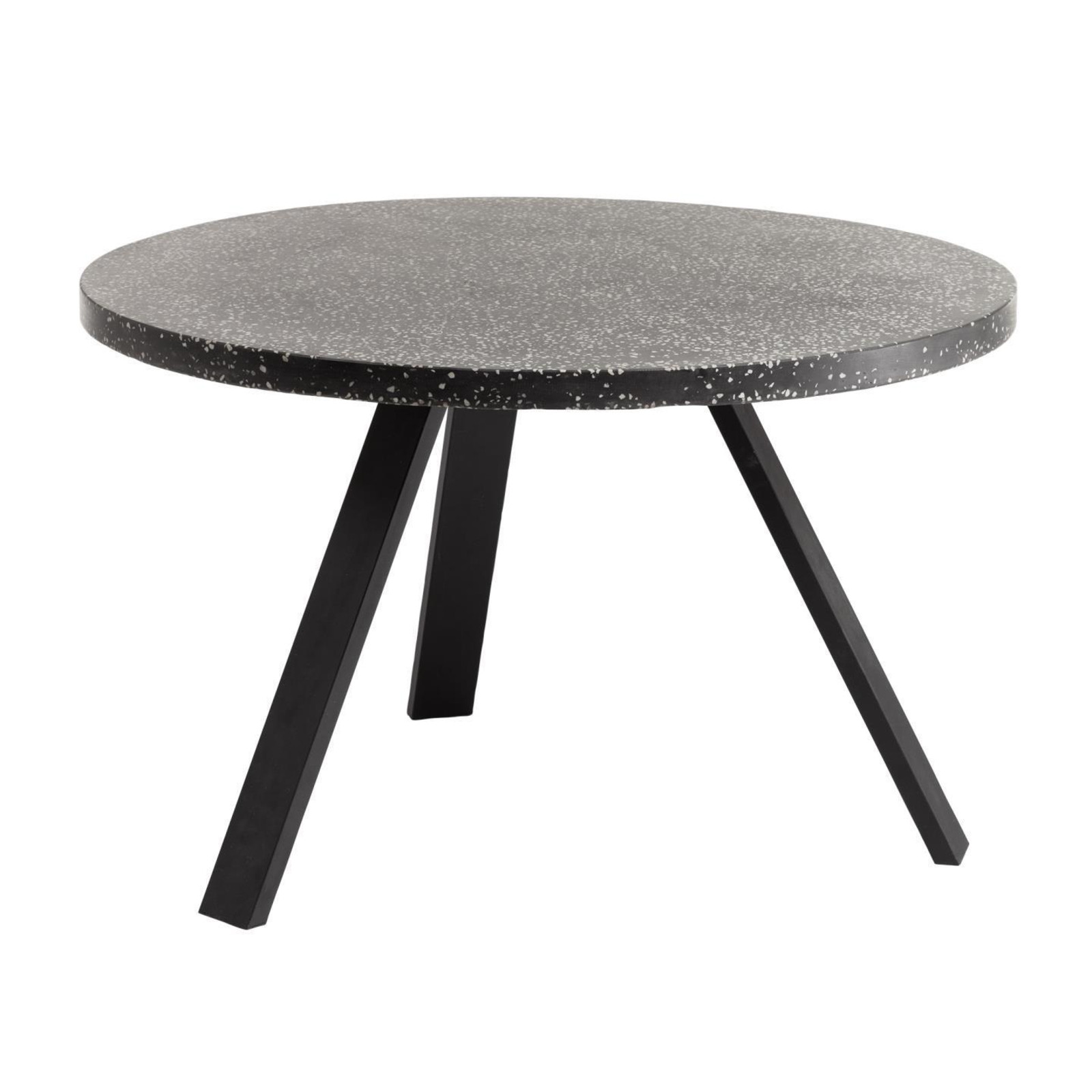 SHANELLE TABLE Ø120 金屬腳 黑色