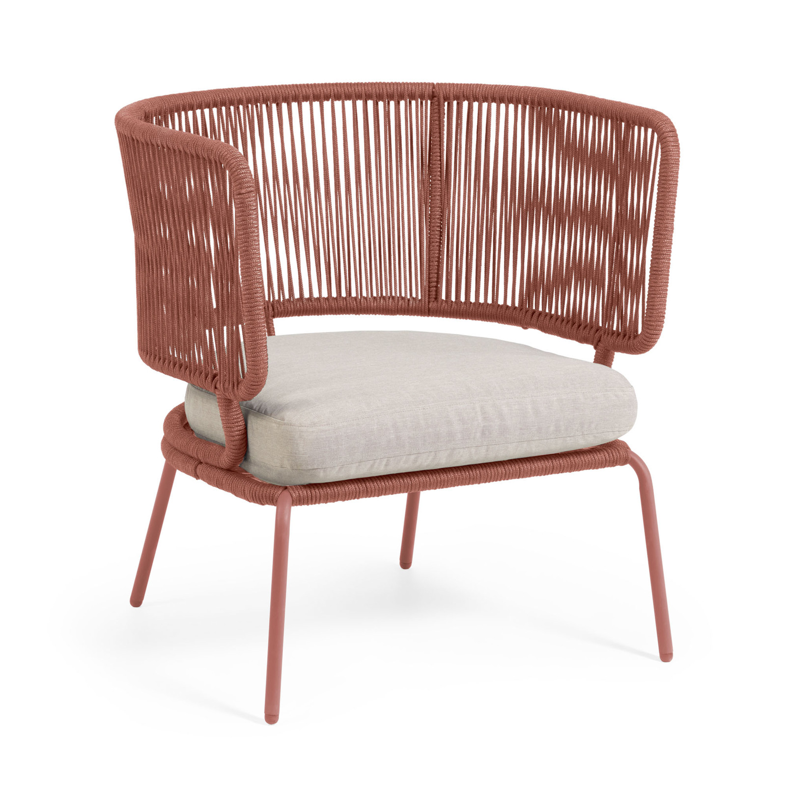 NADIN ARMCHAIR 磚紅色